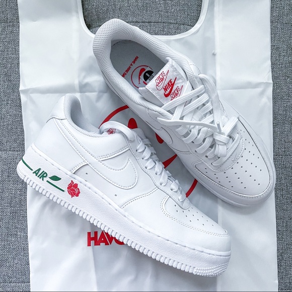 🌹 Nike Air Force 1 white rose shoes - Picture 4 of 4